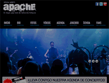 Tablet Screenshot of grupoapache.com